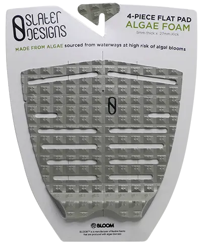 Slater Designs 4-Piece Flat Traction Pad – Gray/Black