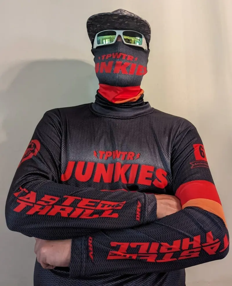 TPWTR JUNKIES Breathable Performance Hunting Jersey