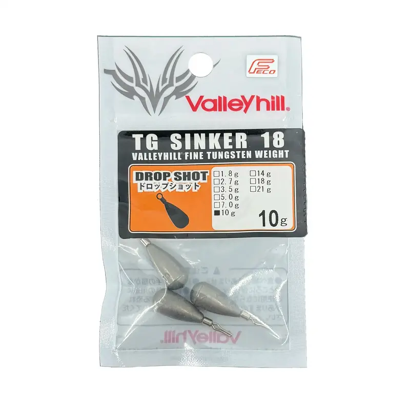 Valley Hill Tungsten Drop Shot Sinkers – High-Density Weighted Terminal Tackle