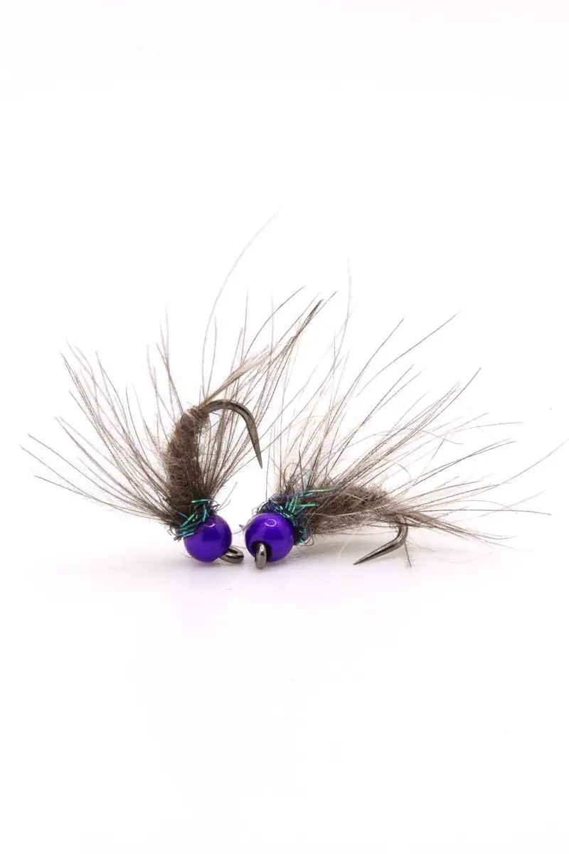 Violet Hare’s Ear CDC Nymph