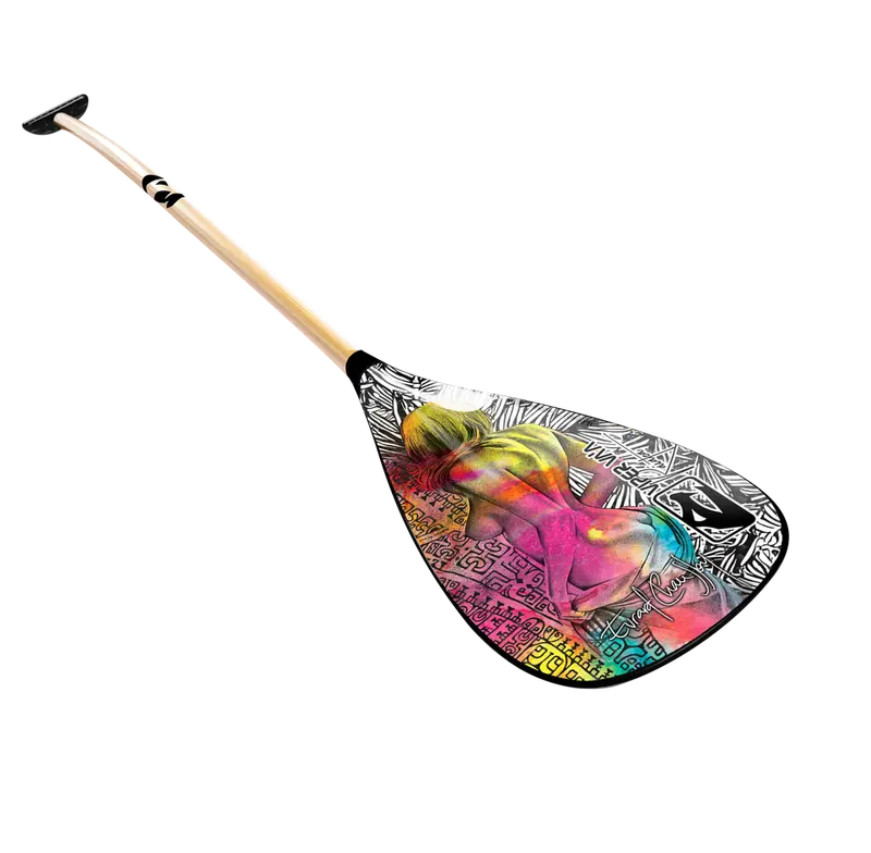 Viper Va’a Aito Paddle – 24 x 47.5 cm, Puroutu Finish