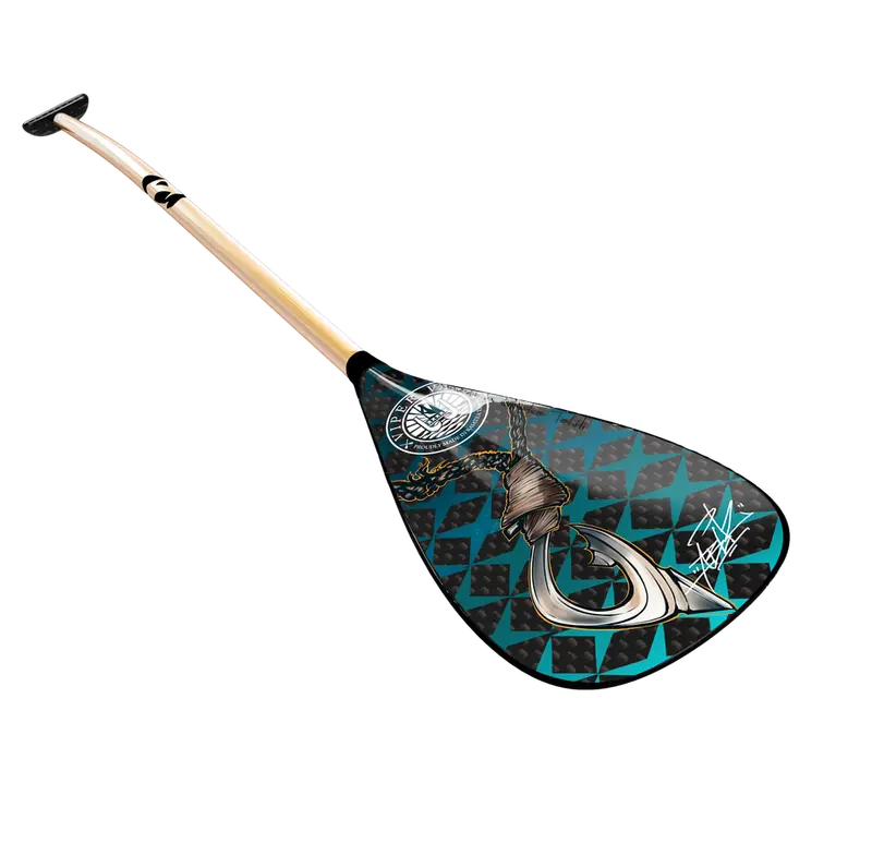 Viper Va’a Fusion Paddle – 24.5 x 48 cm, Hei Matau Design