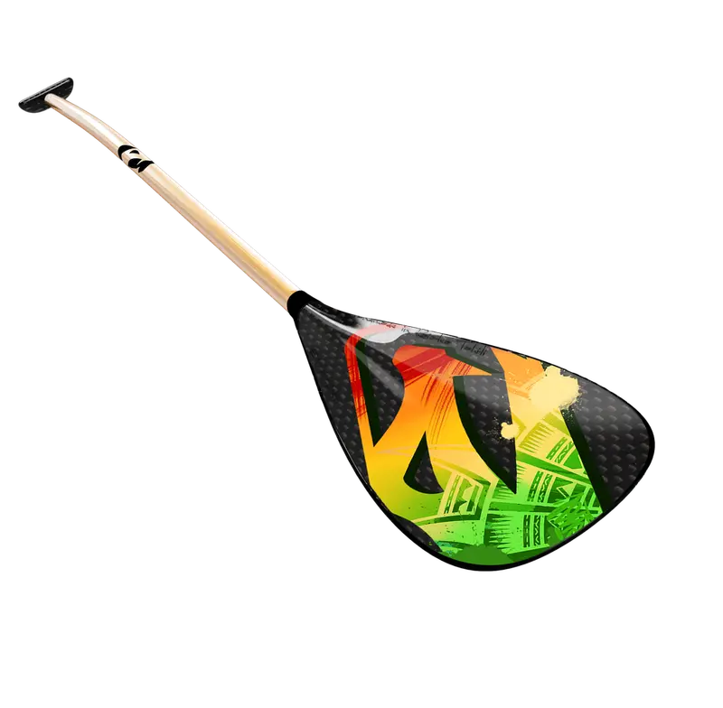 Viper Va’a Fusion Paddle – 24 x 46 cm, Big Rasta Design