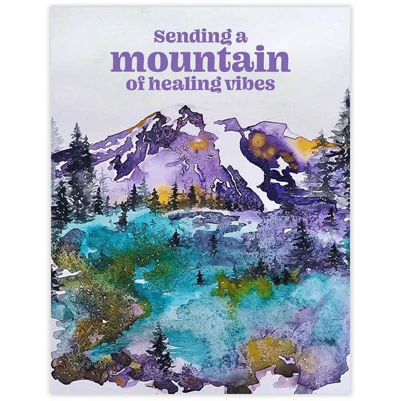 Waterknot Mountain of Healing Greeting Card