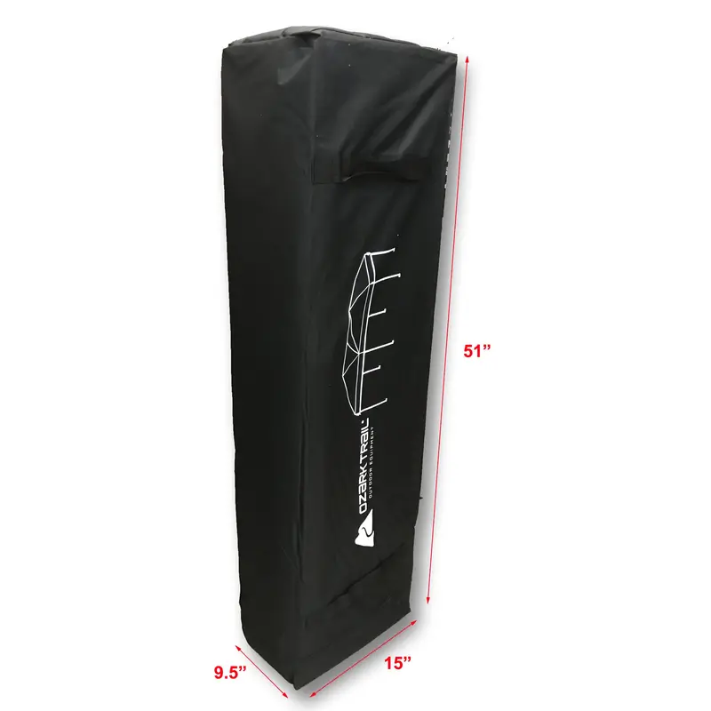 Wheeled Carry Bag Compatible with Ozark Trail 10’×20′ Straight-Leg Instant Canopy
