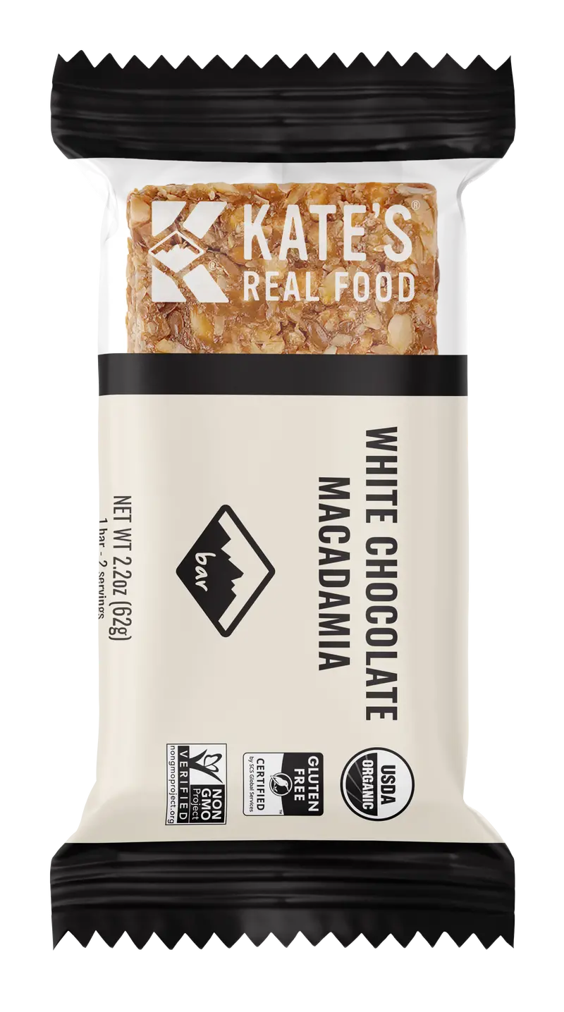 White Chocolate Macadamia Energy Bar by Kate’s Real Food