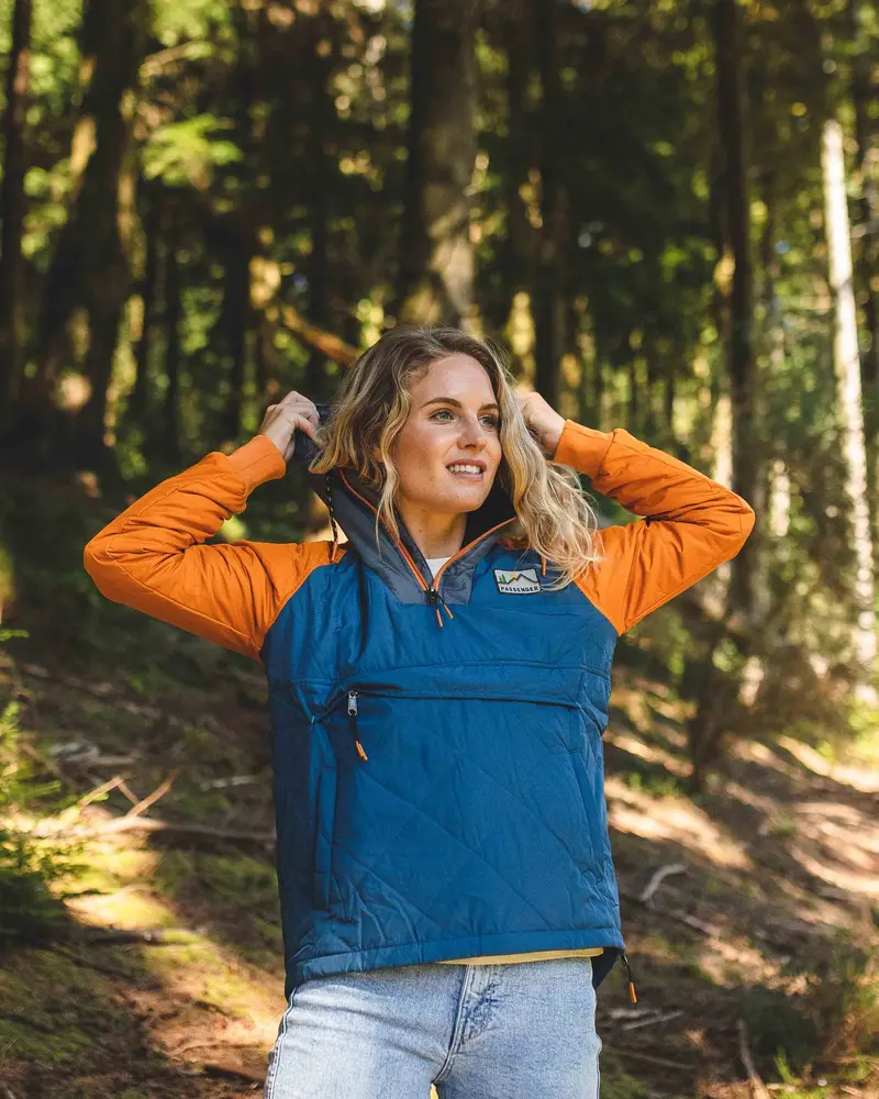 Women’s Ocean-Inspired Recycled Insulated Half-Zip Jacket